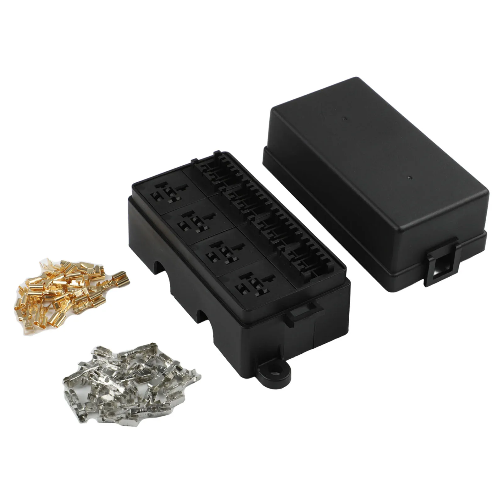 مرحل للسيارة احصل على صندوق فيوز شفرة مثالي 12 طريقة مع مجداف/محطة فيوز 4 دبوس 12V40A مرحل لسيارةك