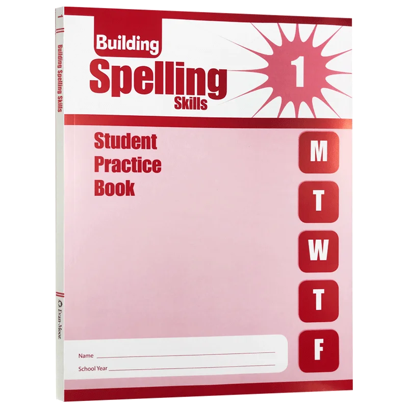 

Evan-Moor Building Spelling Skills, Grade 1 Workbook,aged 5 6 7 8, English book 9781596732131