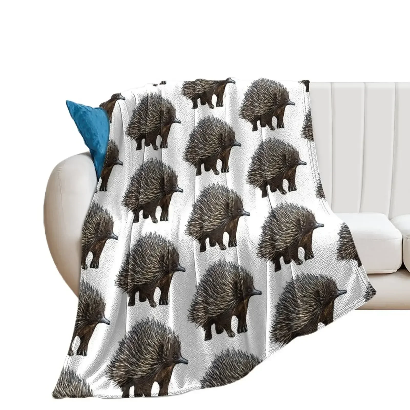 Echidna Throw Blanket anime Soft Beds Stuffeds Blankets