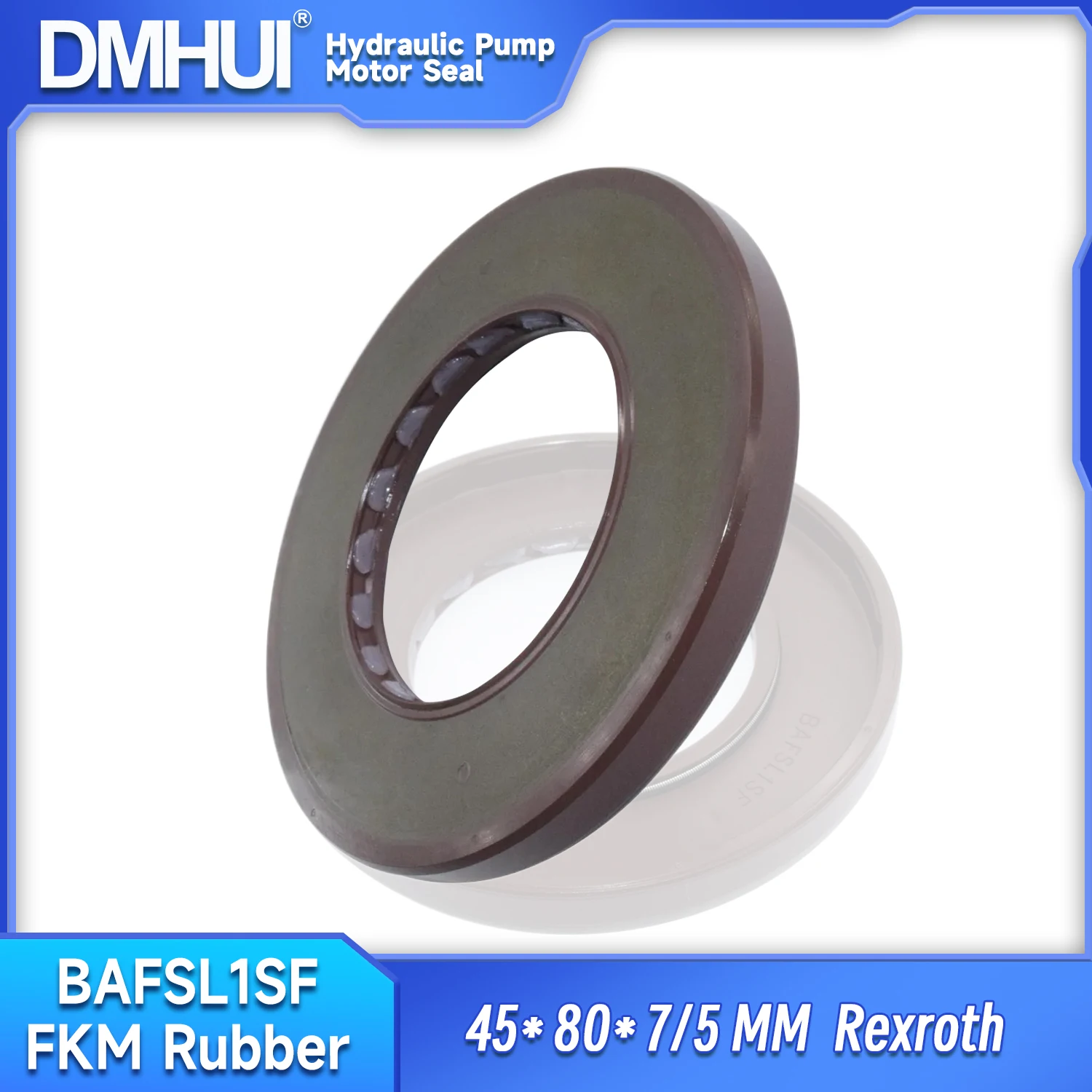 

DMHUI Hydraulic Pump Repair Parts Seal Ring 45x80x7/5mm FKM Rubber BABSL10FX2 Type Brand ISO9001:2008