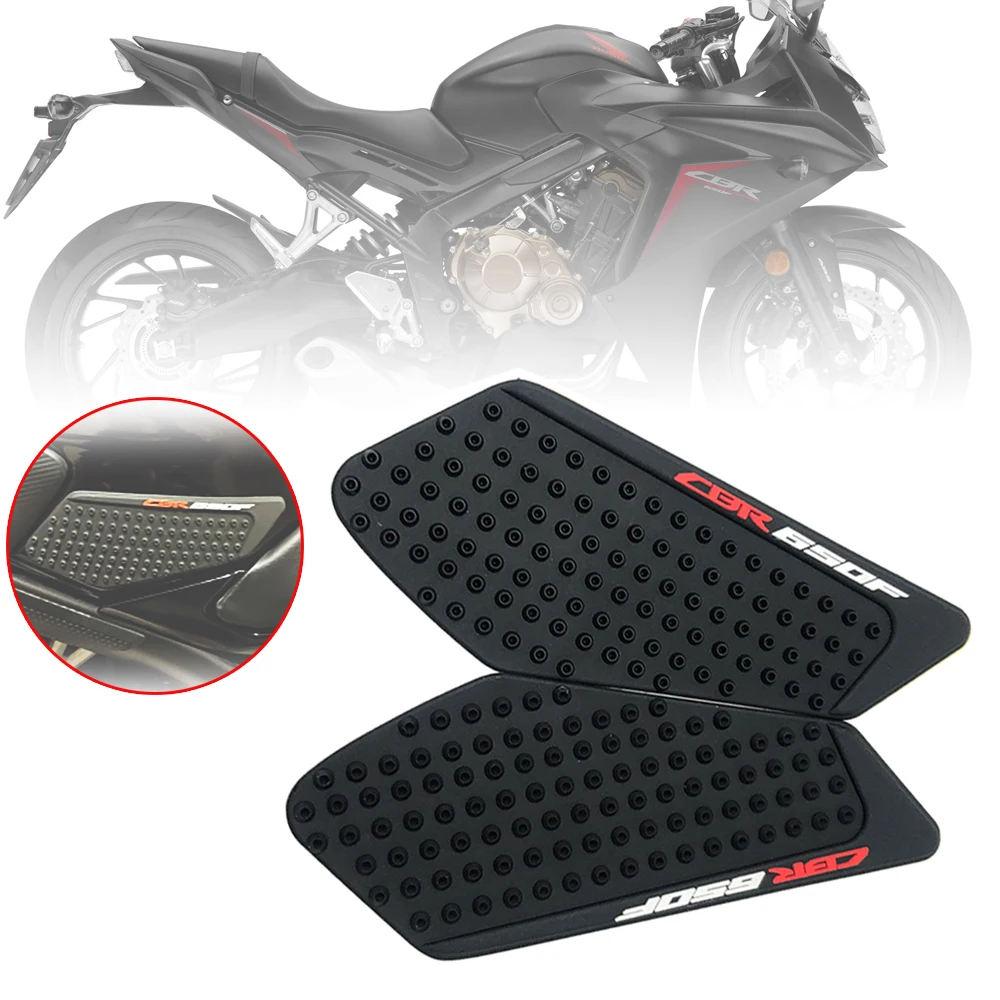 

For CBR650F Protector Anti slip Tank Pad Sticker Gas Knee Grip Traction Side Decal 2013-20182017 2016