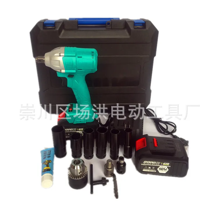 

Manufacturer Supplied Electric Wrench, High Torque Lithium Battery Wrench Set, Universal Brushless Electric Wrench with Battery