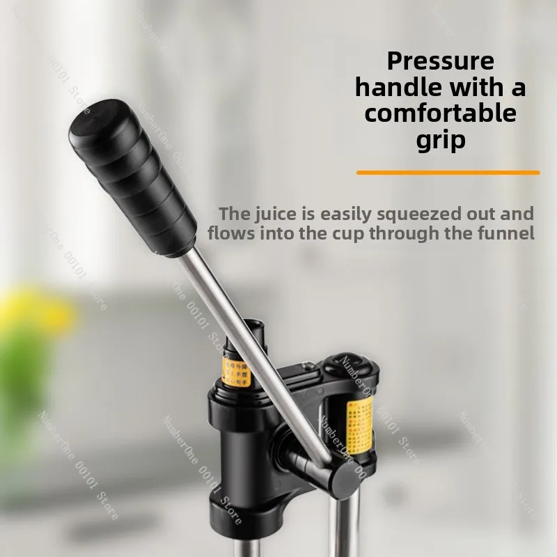 Factory direct manual juicer - stainless steel home fruit juicer for pomegranates, lemons, and oranges