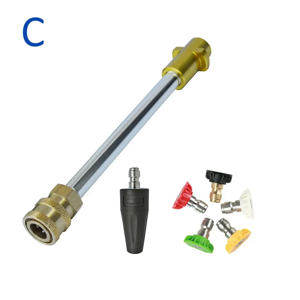 Hogedrukreiniger Lance Autowasmachine Waterspray Converterende Lance Adpater Voor Karcher K Fitting Naar 1/4 "Quick Connector