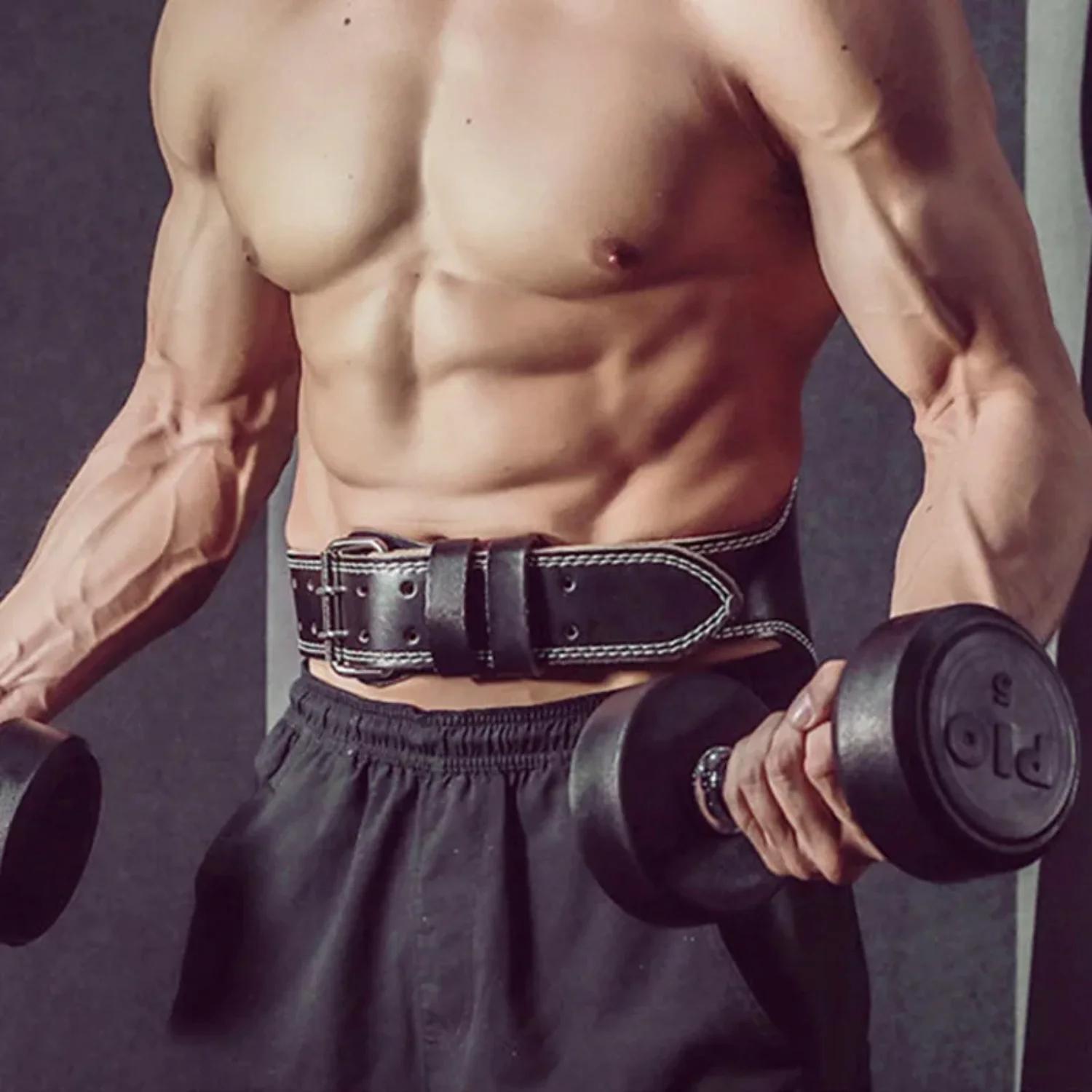 

Waist Support Sports Safety Belt Protection Fitness Deep Squat Hard Pull Weightlifting Belt PU Leather Fitness Belt Protection