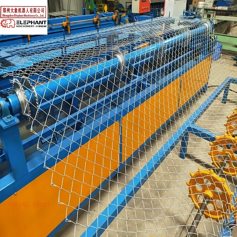 New Automatic Gabion Basket Making Machine Chain Link Fence Wire Mesh Featuring Motor Bearing Gear PLC Components