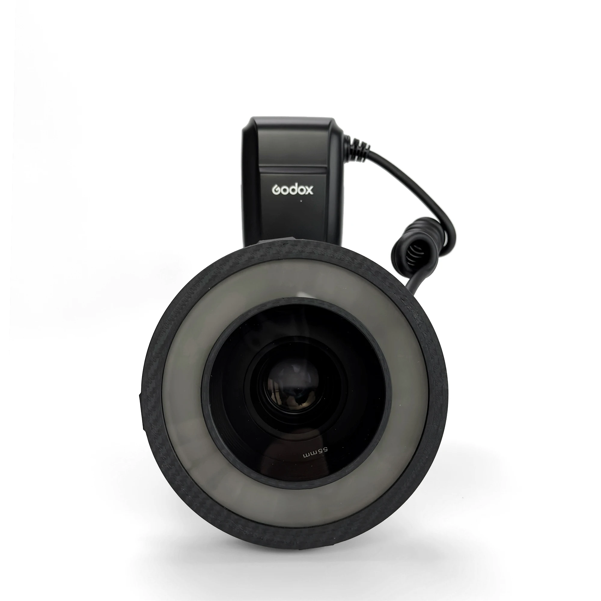 Kamera-Zahnfotografie – kein Reflexions-Kreuzpolarisationsset für Godox MF-R76-Blitze. Ring blinkt intraorale Fotografie – Detail 13
