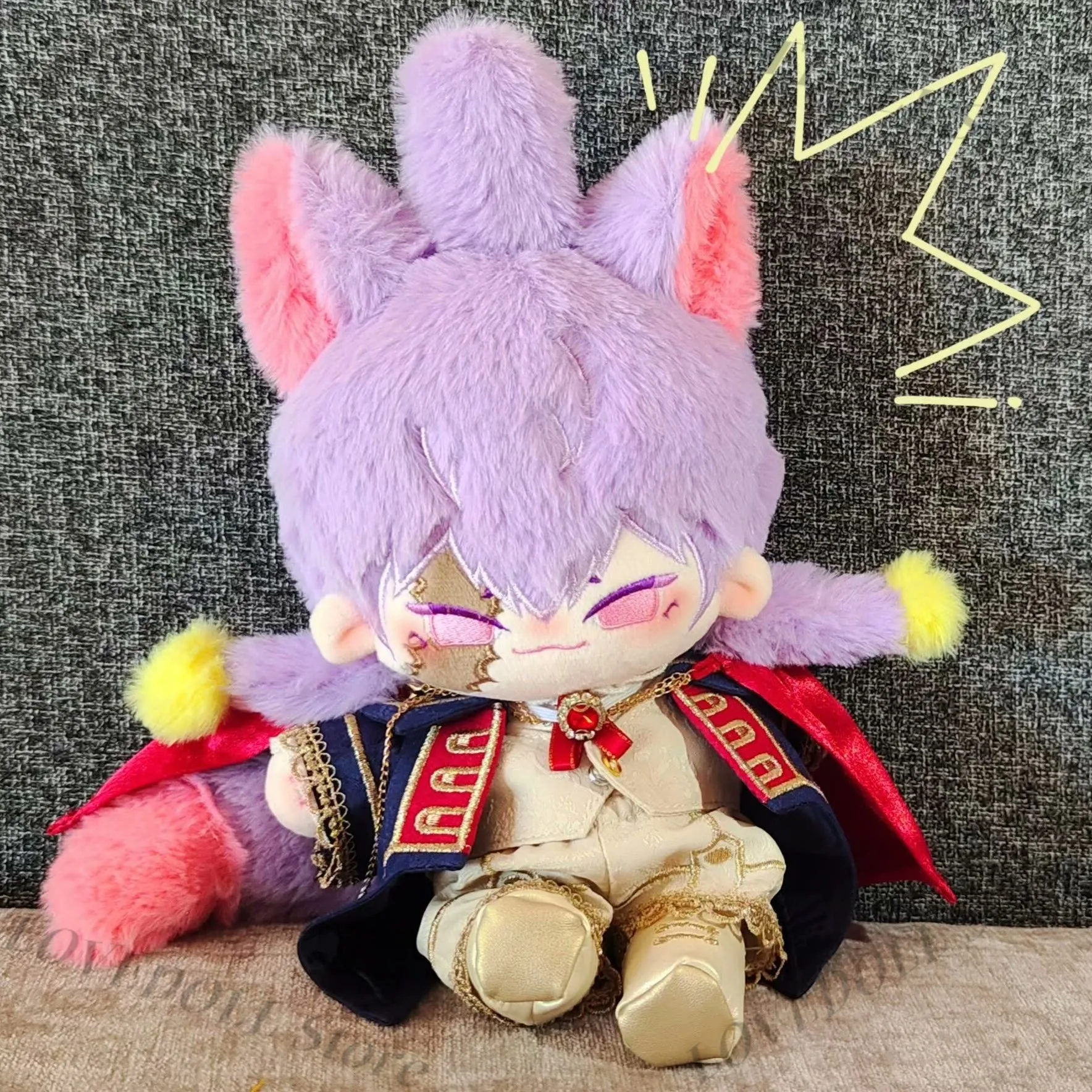 

Anime Role Cute Charlotte Cracker Plush Doll Stuffed Body Cosplay Dress Up Plushie Toy Cartoon Figures Dolls Xmas Gift 20cm