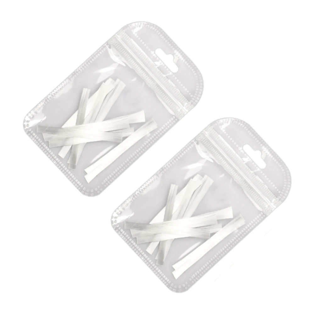 

2 Bags Nail Fiber Paper Durable Lightweight Long Nail Art Manicure Extension False Nails Women Salons Home Use Premium Material