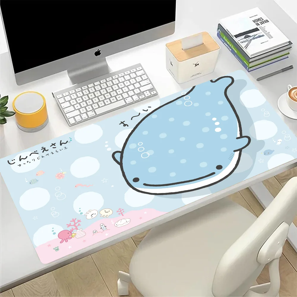 Japanese Cute Jinbesan Large Mouse Pad Gaming Mousepad PC Gamer Computer Office Mouse Mat Keyboard Mat Desk Pad Laptop Mausepad