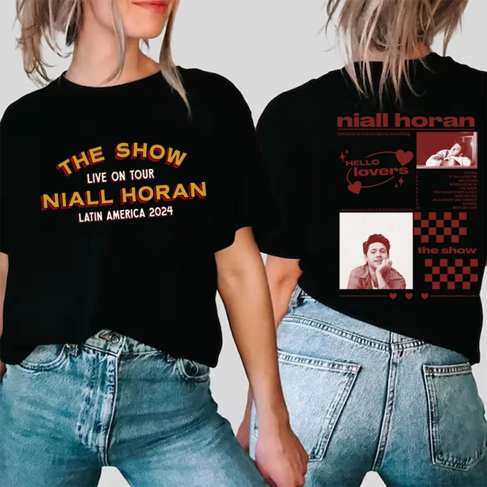 The Show Live On Tour Niall Horan 2024 Shirt Streetwear Women's T-Shirt Clothes Gift for Fan