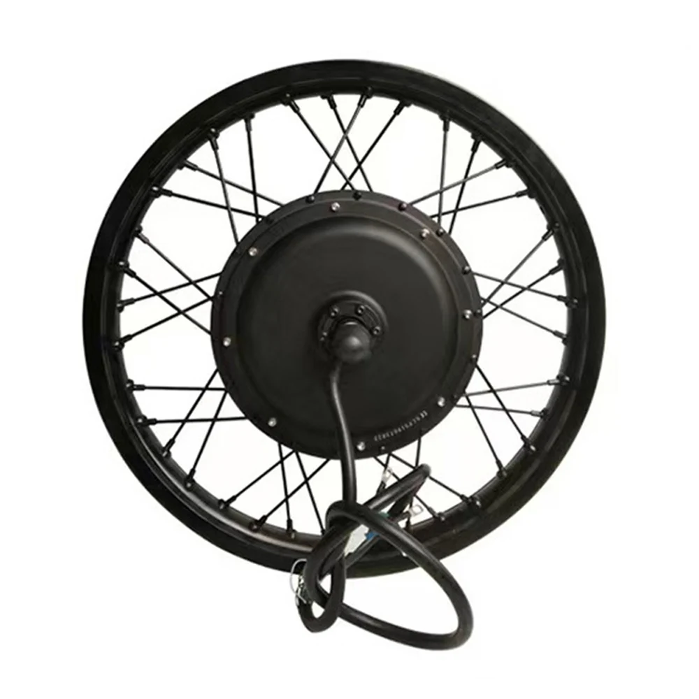 

17 18 19 Inch 72V 5000W Brushless Gearless Disc Brake Spoke Electric Motorcycle Rim Ebike Electric Bike Bicycle Rear Hub Motor