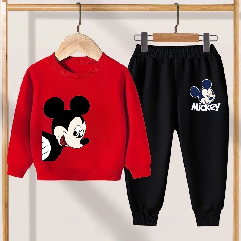 Spring  New Boys Sweatshirt and Sweatpant Two Piece Set Children's Breathable Sport Clothing Sets Kids Casual Tracksuit