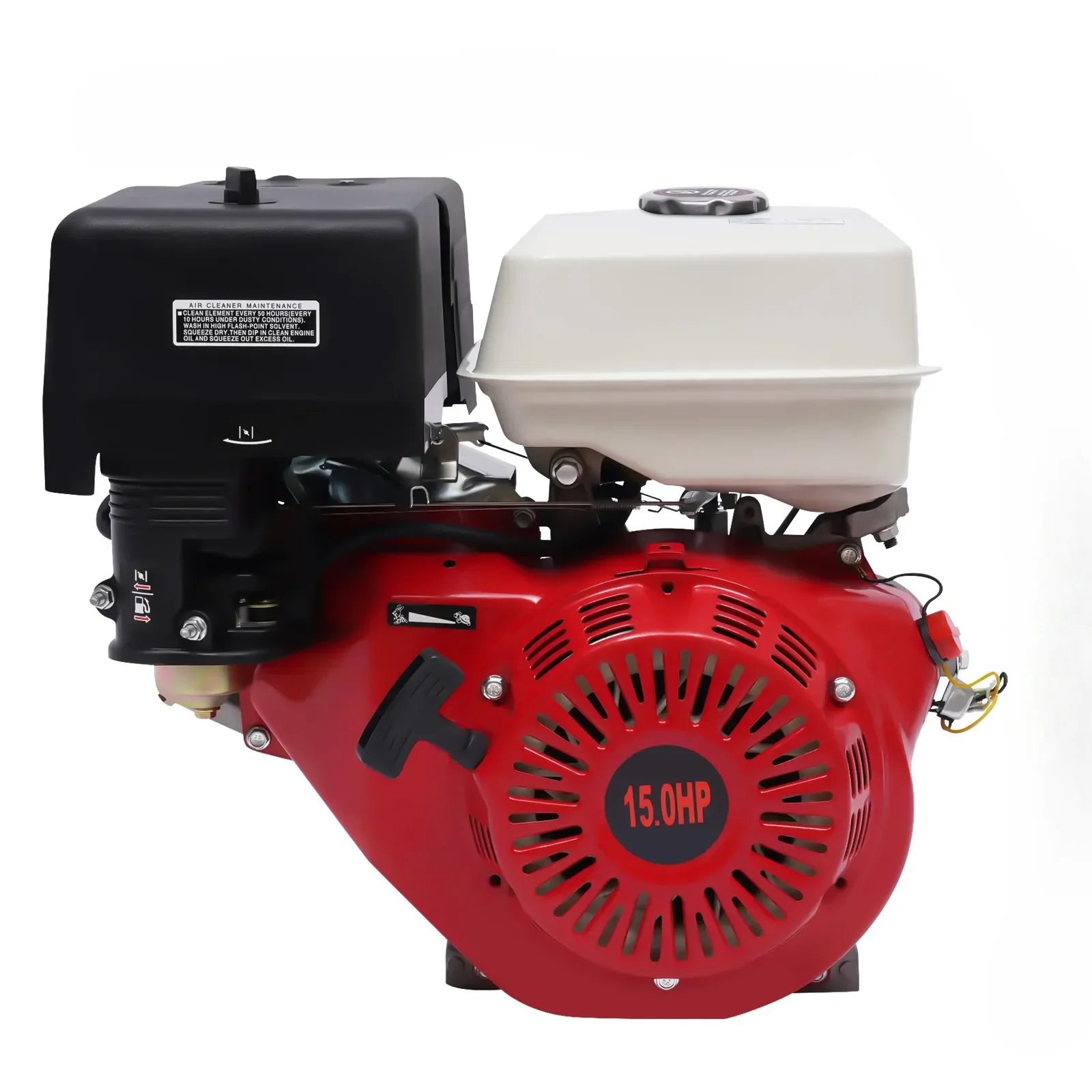 420CC Gas Engine 15HP 4-Stroke Gasoline Motor Engine  Pull Start Gas Engine Go Kart Petrol Engine Garden Tool Gas Motor 3600 RPM