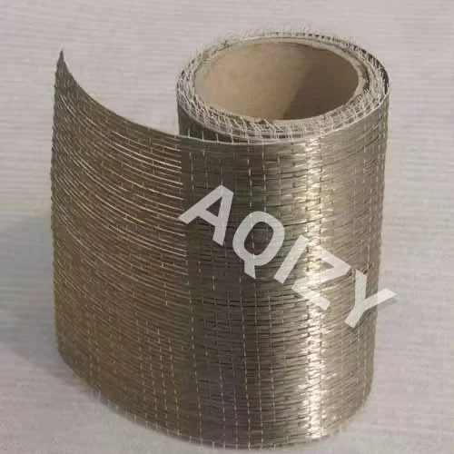 ผ้าบาซอลต์ 300 กรัม ผ้าทิศทางเดียว 300 กรัม สีดำหรือสีเดิม สำหรับเสริมสร้างอาคาร ซ่อมแซมรอยแตกร้าวบนถนน กว้าง 30 ซม. (12 นิ้ว)