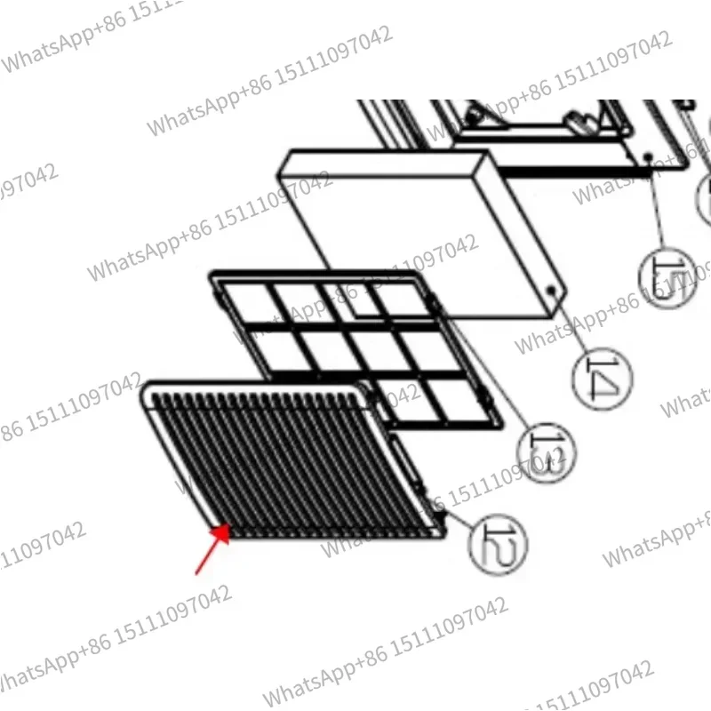 Air Purifier AC5659 5656 5660 5602 5668 Is Suitable for Philips Side Panel Plastic Accessories