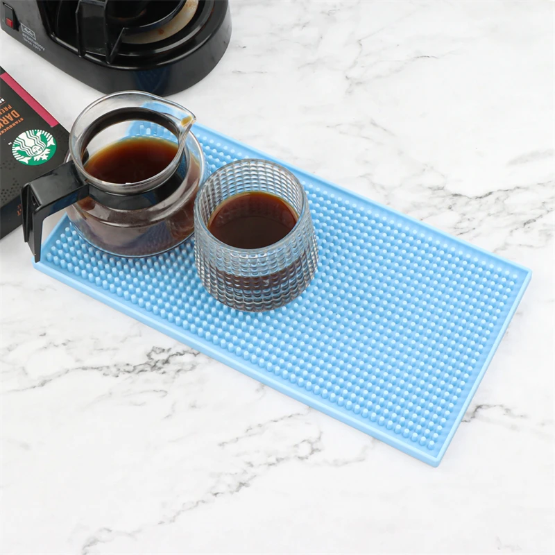 Robuste und stilvolle Barmatte aus Silikon zum Trocknen von Kaffee und Glas – perfekt für Bars, Restaurants und Arbeitsplatten zu Hause – Detail 3