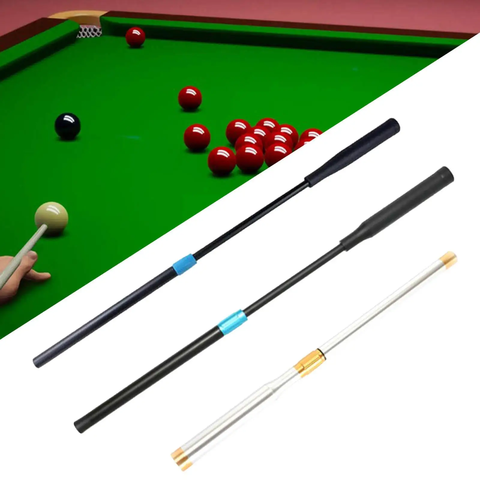 Portable Billiard Cue Extension End Lengthener Accessories Extender Snooker