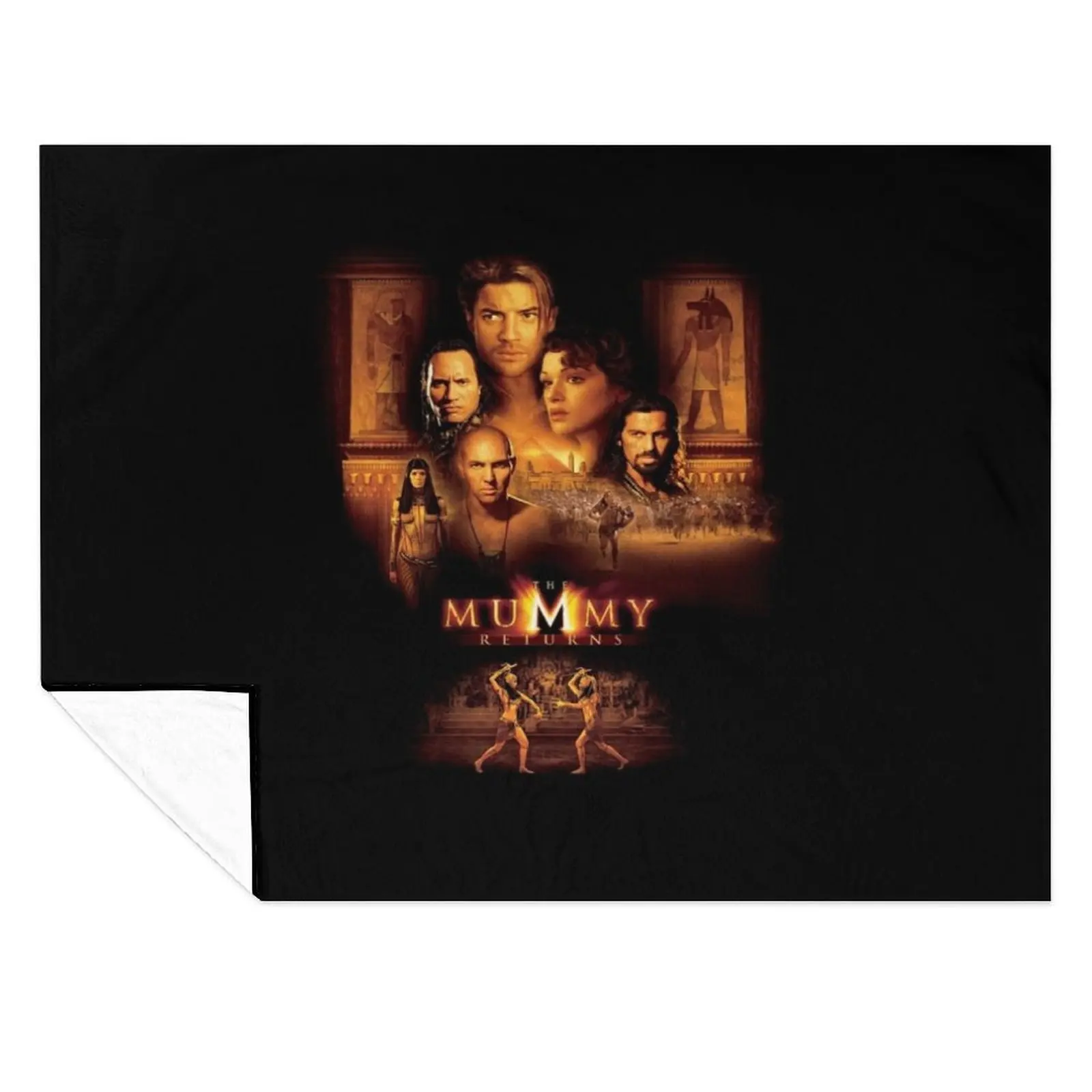 

Copia de Key Art of THE MUMMY RETURNS (2001) Throw Blanket wednesday Soft Plaid for sofa Blankets