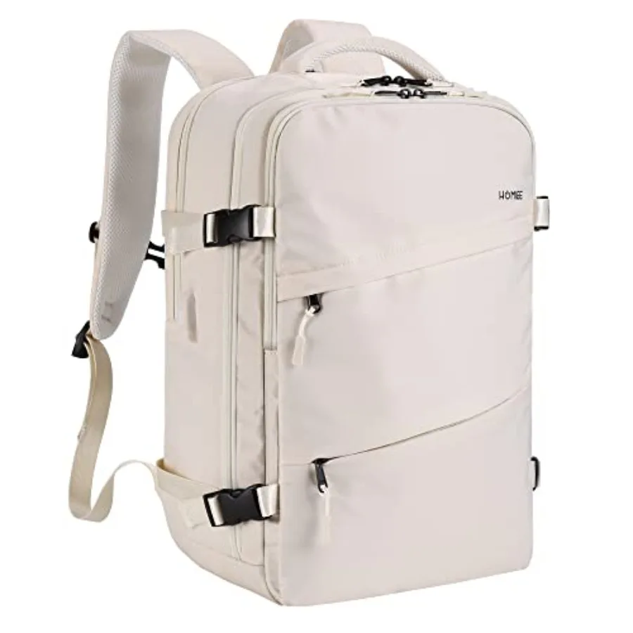 

Travel Laptop Backpack for Men Women, Personal Item Carry On Bag, Dry Wet Separation, Weekender Business Hiking Camping College
