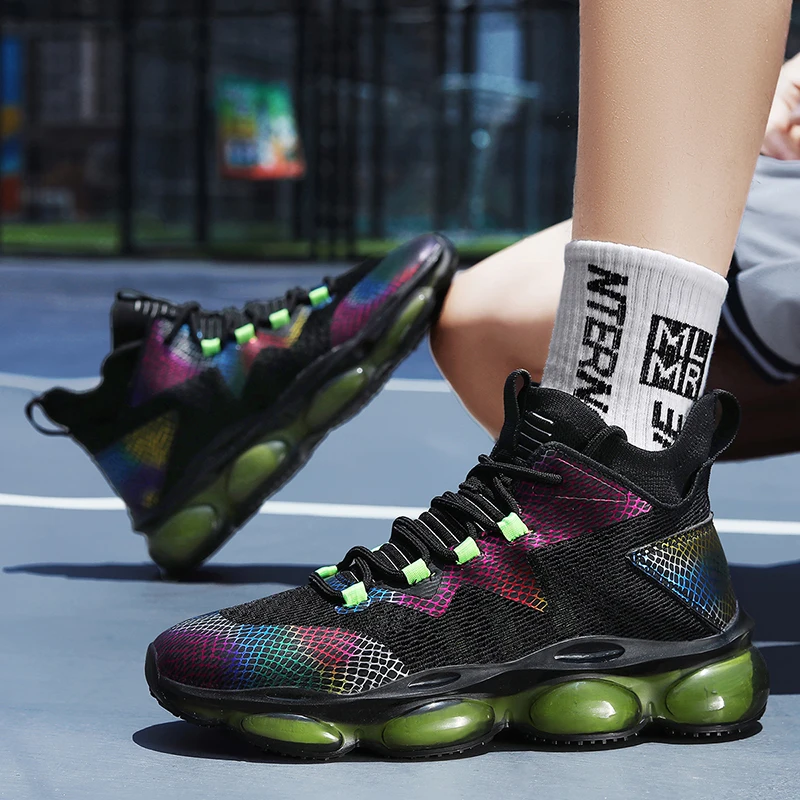 chaussures-de-basket-ball-respirantes-pour-hommes-baskets-colorees-d'entrainement-athletique-pour-jeunes-cheville-moyenne-baskets-de-sport