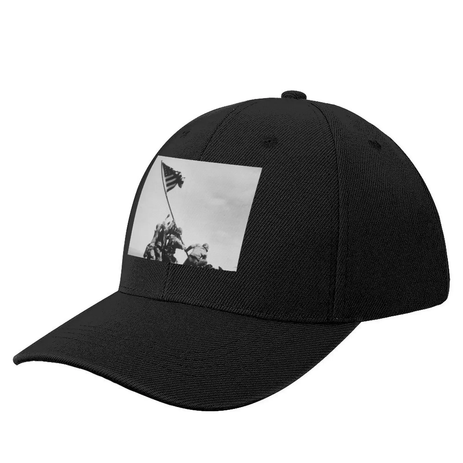 

Iwo Jima Flag Raising WW2 Baseball Cap Snapback Cap Christmas Hat Military Tactical Cap Luxury Women Hats Men's