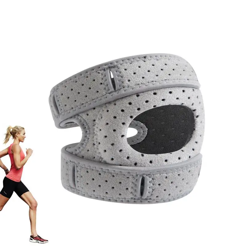 1Pcs Patella Knee Brace Knee Compression Sleeve Support For Women Men Knee Pain ArthritisPain Anti-Slip Secure Strap