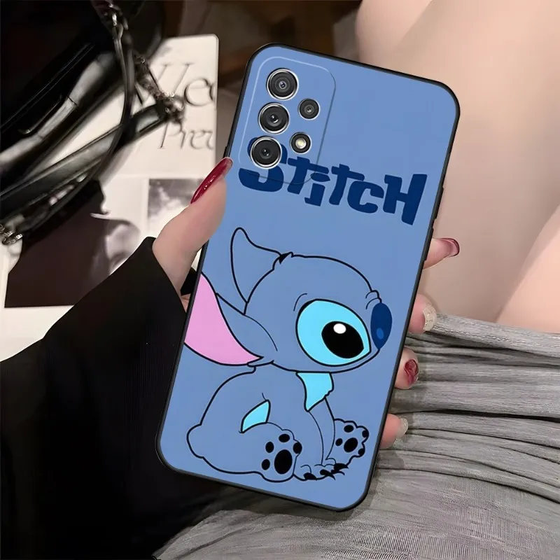 Disney Stitch Phone Case For Samsung Ultra 22 30 21 S6 10 5g E 20 Fe 7 8 9 Plus S Edge Pro Smartphone Cover