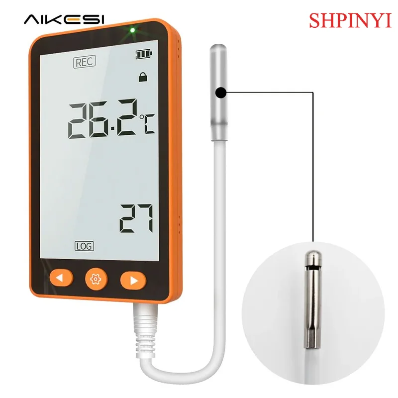 

AIKESI GSP-70 Pro большой ЖК-дисплей для внутреннего использования, цифровой бытовой термометр, гигрометр, измеритель температуры с расширенным зондом
