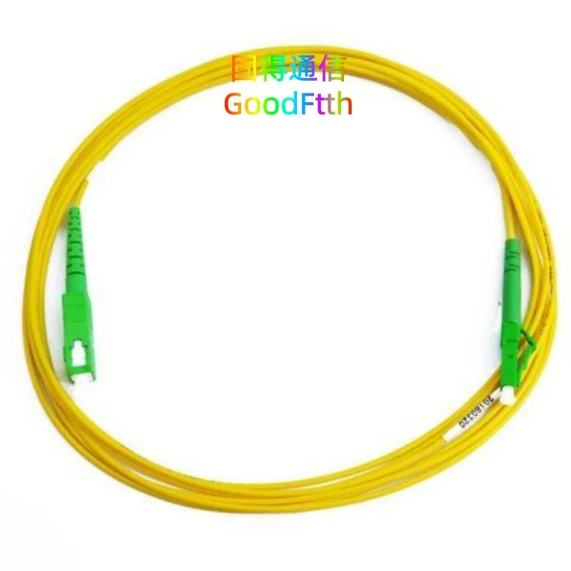 

Patch Cord Lead SC/APC to LC/APC SM G657B3 Simplex Cable Patchcord GoodFtth