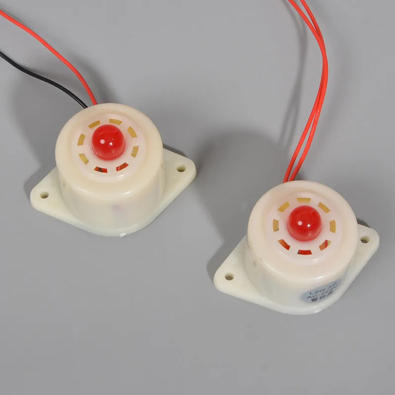 LZQ-3D อิเล็กทรอนิกส์ Buzzer Beep Alarm เดซิเบลสูง 12V 24V 220V Acoustic-optic นาฬิกาปลุกไฟกระพริบ