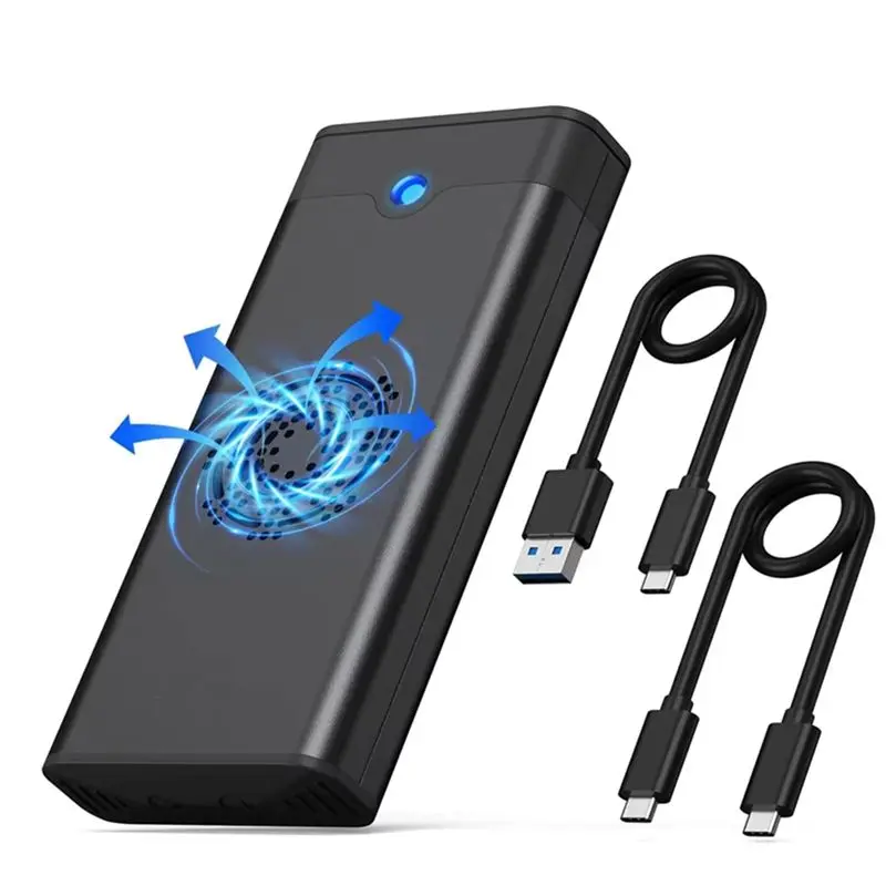 Y23A-M2 SSD Case M.2 Nvme SATA SSD Enclosure Adapter 10Gbps USB 3.2 Gen2 USB C External Enclosure Supports M And B M Keys