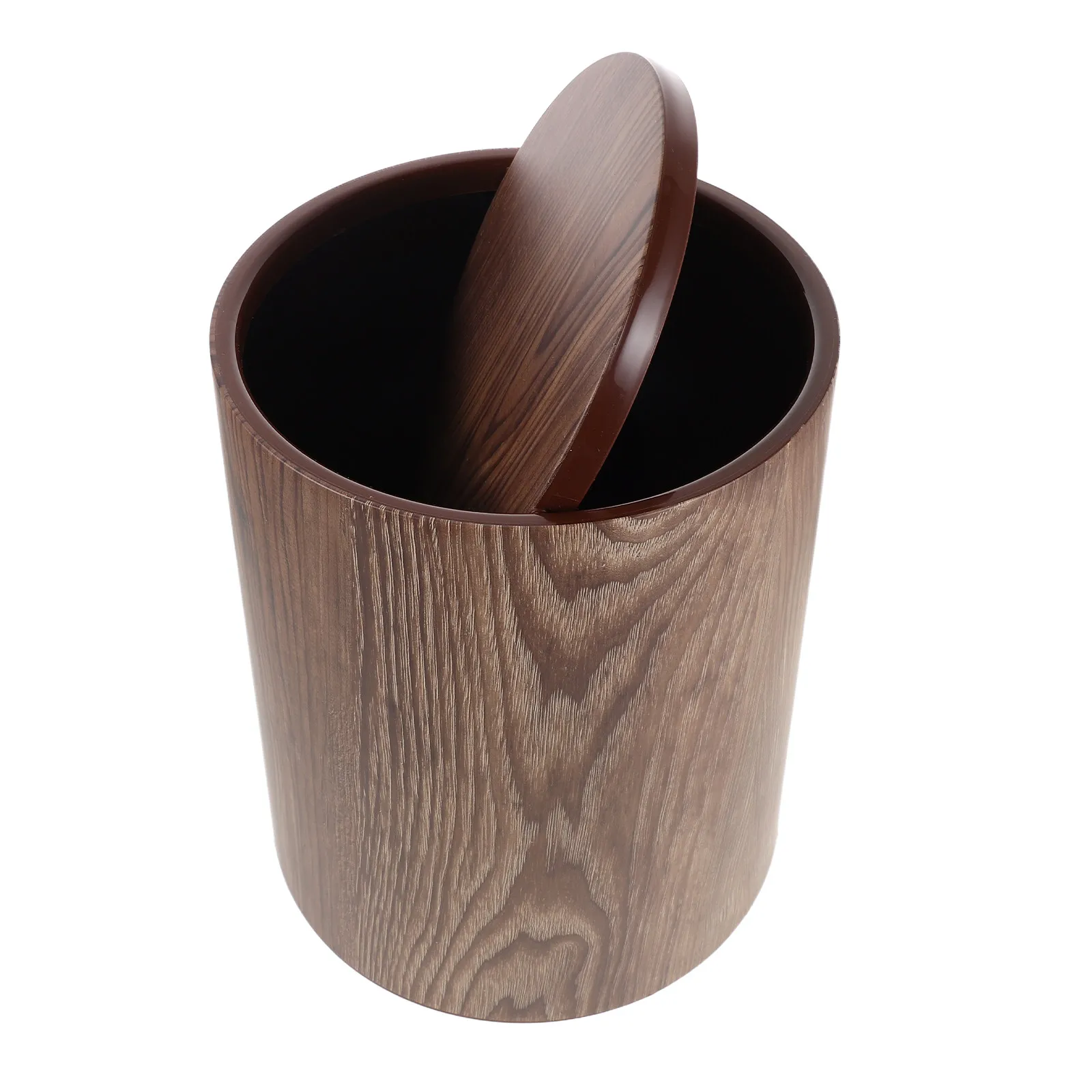 

Большая винтажная мусорная корзина под дерево для кухни, ванной, дома, офиса, декоративная урна для отходов