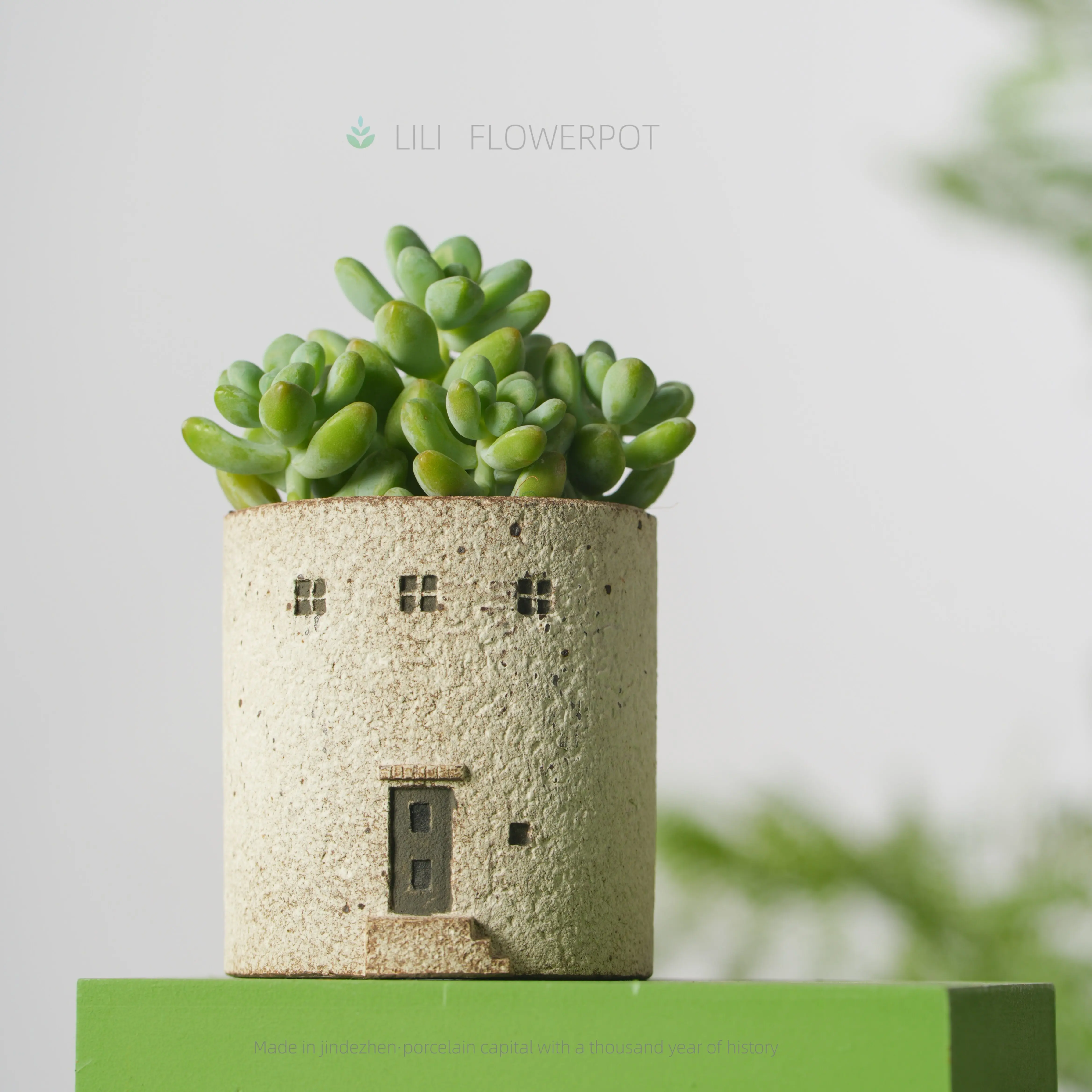 Creative Hand-painted Ceramic Powder Flower Pots, Indoor and Outdoor Potted Plants, Succulent Flower Pots, Home Holiday Gifts