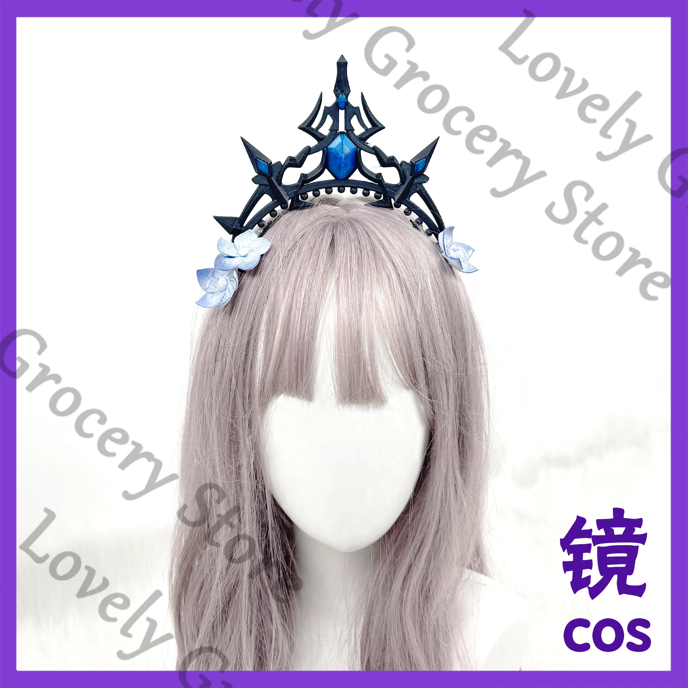 

Anime Identity Ⅴ Naiad Grace Cosplay Cartoon Barrette Accessory Hair Slide Model Hairclip Prop Headwear Headdress Ornament Gift