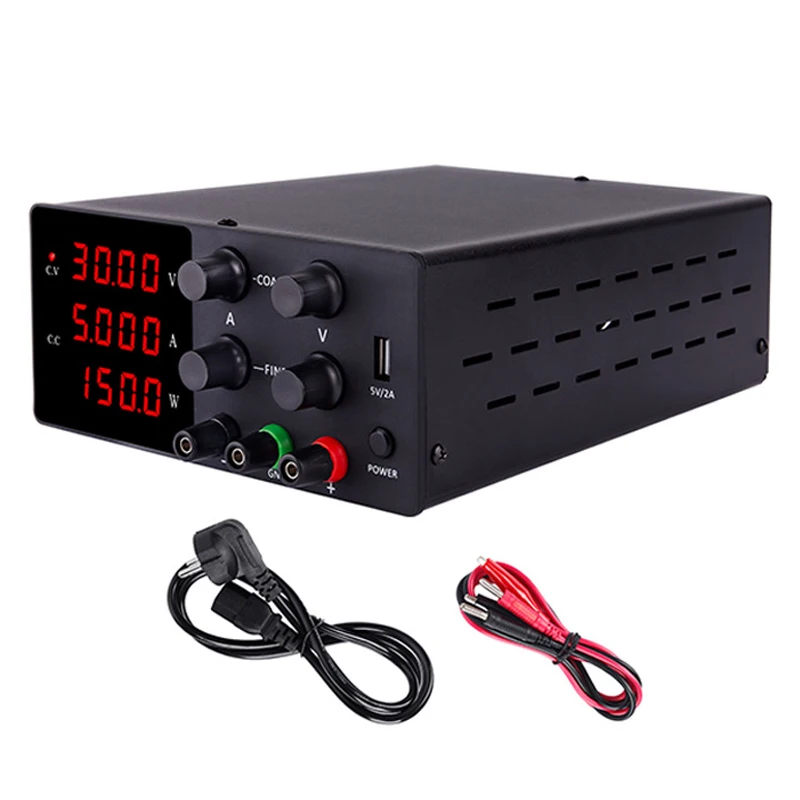 

SPS-W305 USB DC Regulated Laboratory Power Supply Adjustable 30V 10A Voltage Regulator 60V 5A Stabilizer Switch Bench Power Sour