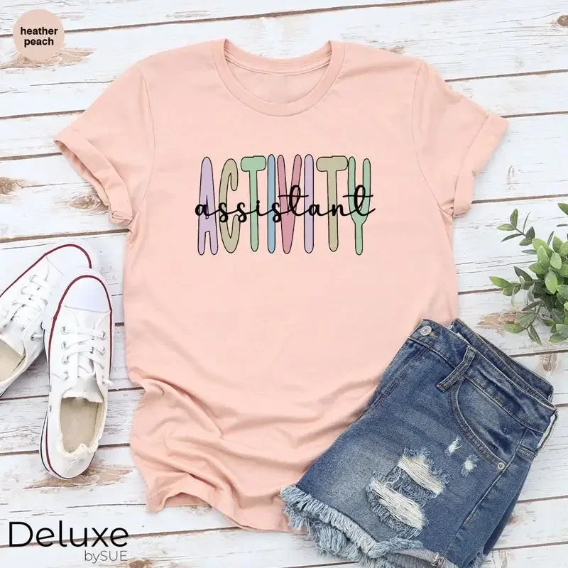 Activity Assistant Womens T Shirt Professional s Director Crewneck