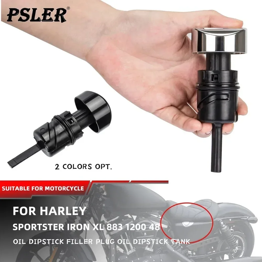 Oil Dipstick Filler Plug Oil Dipstick Tank Filler Plug For Harley Sportster Iron XL 883 1200 48 2004-2021