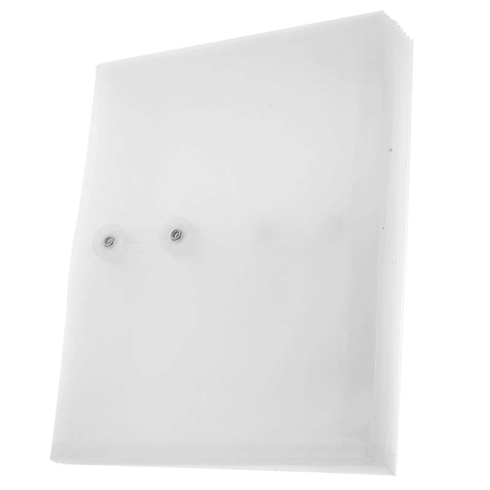 

12Pcs Transparent File Folder A6 Size Thick Plastic Document Pouch Clear Envelope Pouch for Office School Home Use File Storage