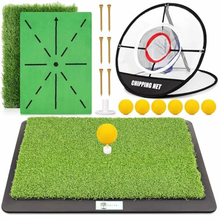

Premium Golf Mat - Durable Golf Hitting Mat for Indoor and Outdoor Use, Professional Golf Practice Mat with Realistic Turf, Por