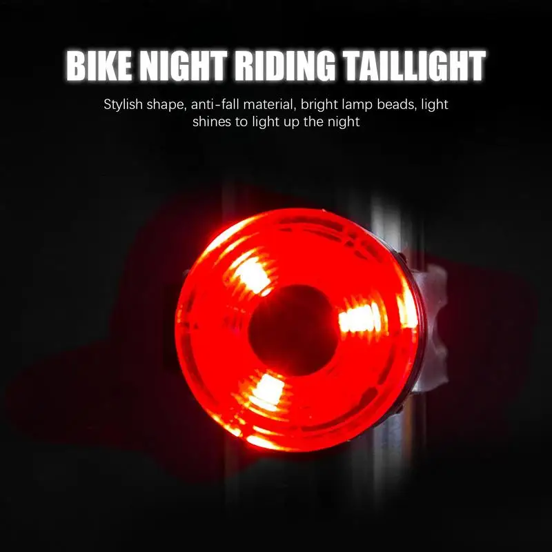 Farol de bicicleta a pilhas, Ciclismo Luz Traseira, Farol de LED, Lâmpada traseira, Impermeável, Destacável, MTB, Bicicleta, Noite