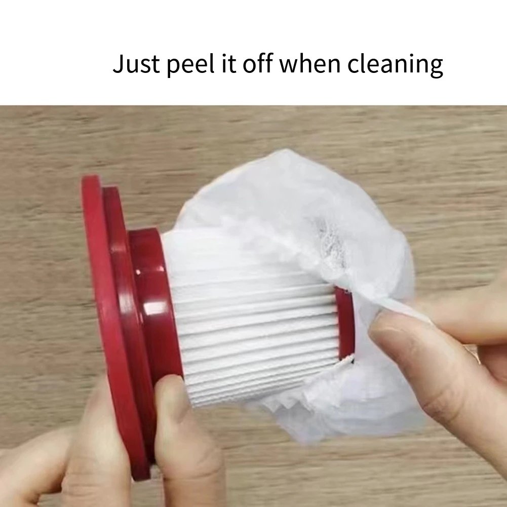 효율적인 먼지 수집을 위한 일회용 필터 슬리브 부직포 커버 10*7 Cm 비용 효율적인 진공 솔루션