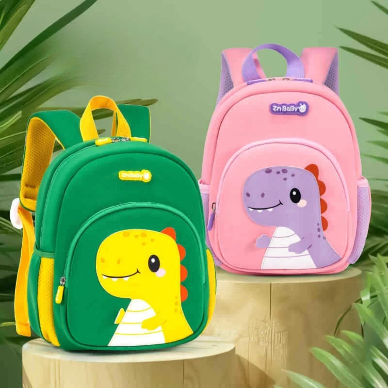 

Милый мультяшный динозавр, школьный рюкзак для детского сада, Kawaii, мини-детский рюкзак для мальчиков и девочек, легкий школьный рюкзак для малышей