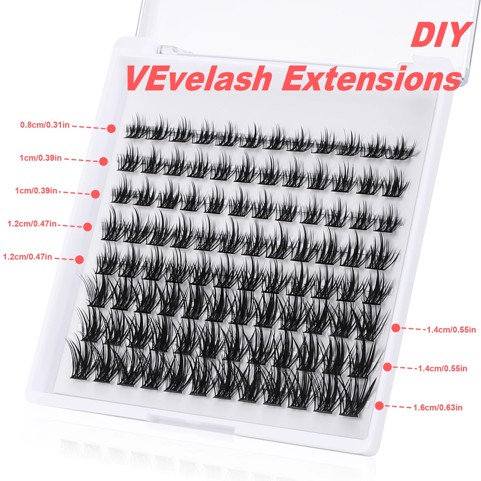 D Curl eyelashes extensions individual cluster lashes extension for professionals DIY makeup Premade Fans Speed Eyelash