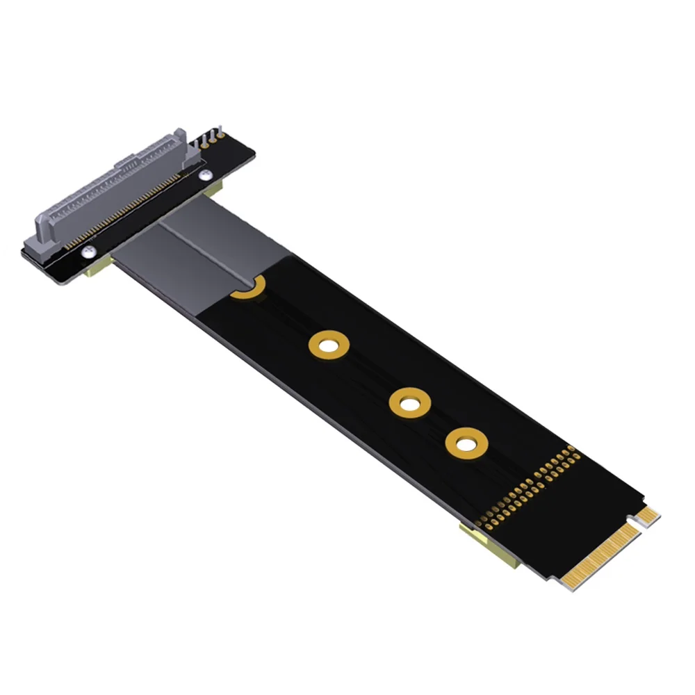 SFF-8639 (U.2) to NGFF M.2 Key M Extension Cable for U.2 NVME SSD