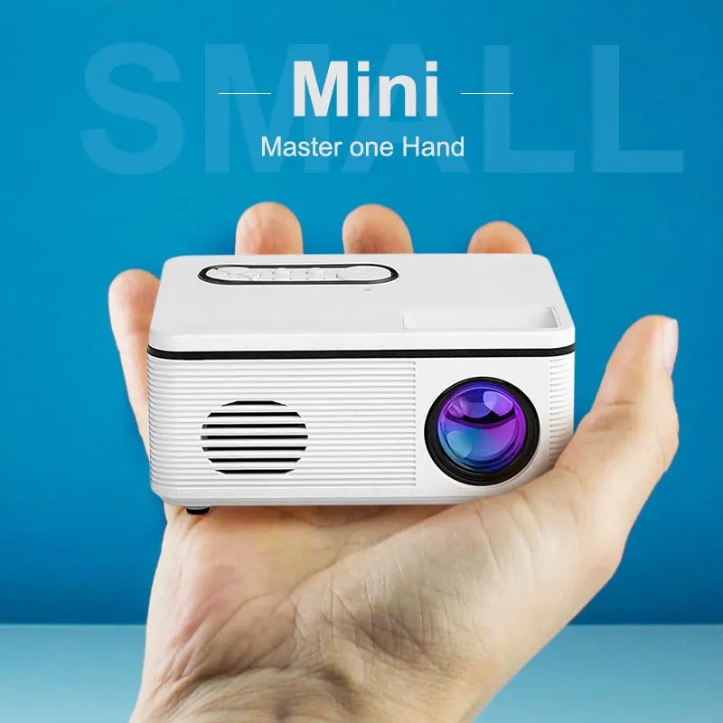 

Go S361 Mini Projector 600Lumens 1080P Full HD Android Home beamer Video Player Support HDMI-Compatible/USB/AV/TF Home Cinema