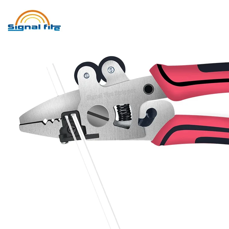 Signal Fire ZSQ-08 New 8 in 1 Optical Fiber Stripper Optic Miller Scissors Wire Pliers