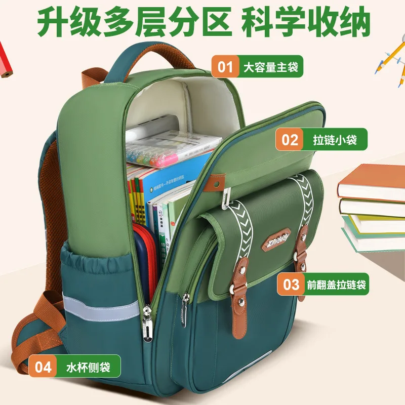 Children School Bags For Girls and boys Orthopedic Backpack waterproof schoolbag Primary School backpack Kids Satchel mochila