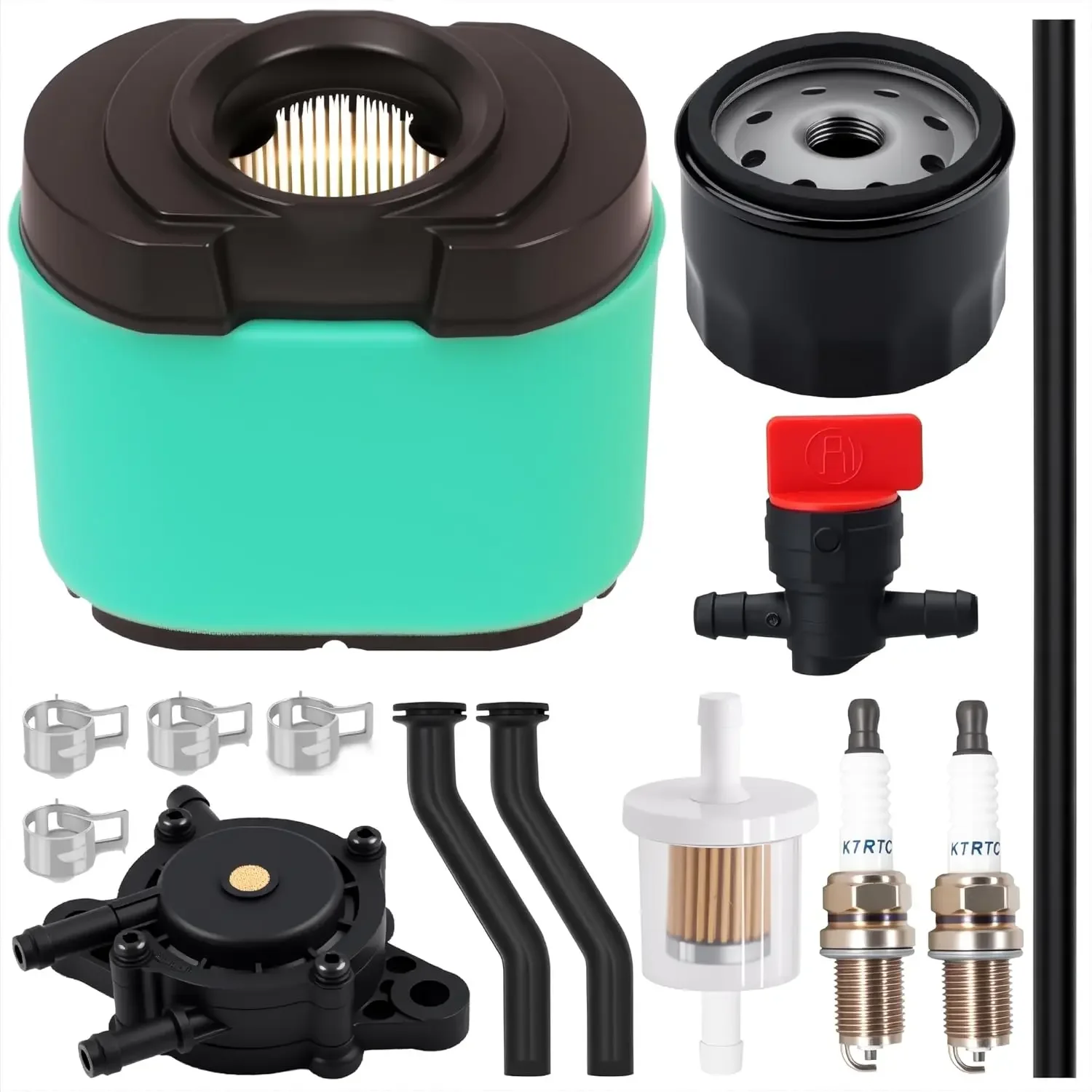 For 792105 276890 Air Filter Tune Up Kit Compatible with B&S 593435 593240 407777 40G777 40H777 445667 445877 44H777 Engine, Com