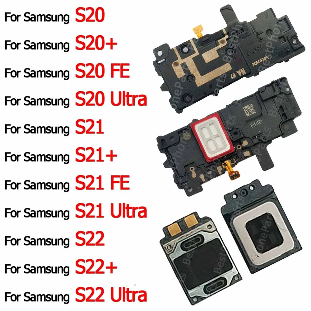 Earpiece For Samsung Galaxy S21 Plus S21+ S22 Ultra 5G S22+ S20 FE S20+ New Top Ear Speaker Earphone Receiver Replacement